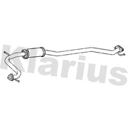 Klarius Centre Pipe Centre fits Honda Civic IX 2012-2016 1.4