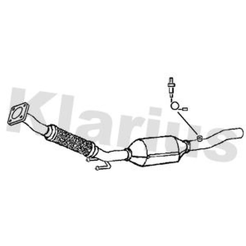Klarius Catalyst T/A With Pipe (Kit 402535) Front fits Skoda Octavia I Combi