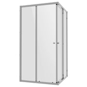Baridi Corner Shower Entry Enclosure 900x900mm Chrome DH299