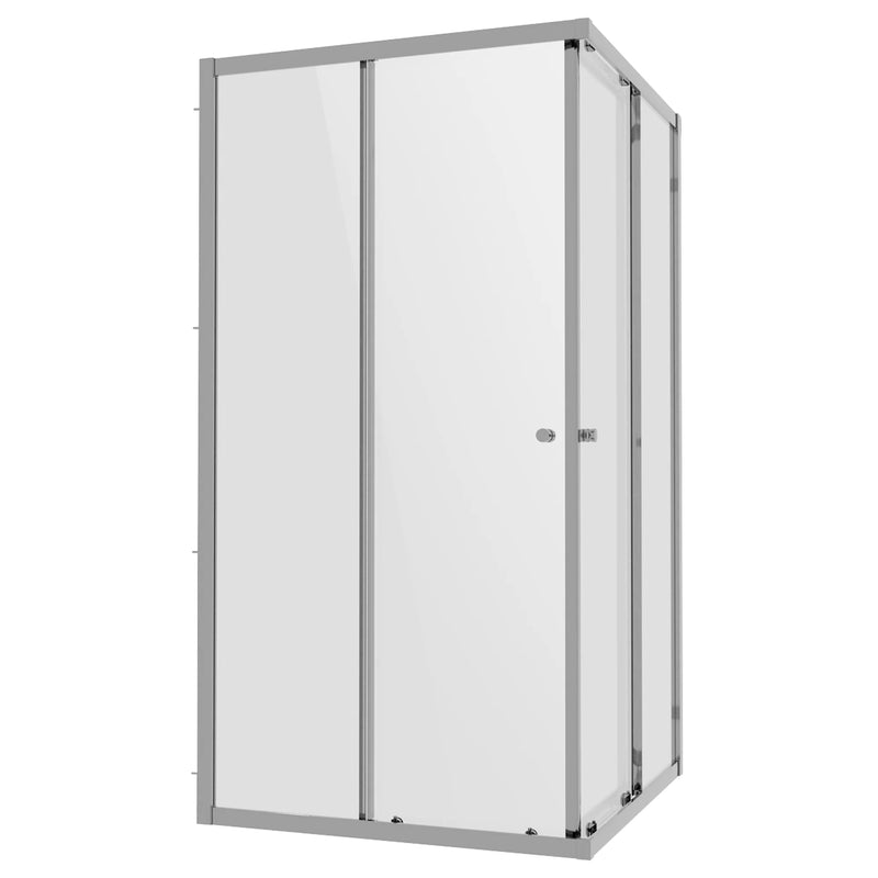 Baridi Corner Shower Entry Enclosure 900x900mm Chrome DH299