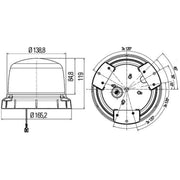 Hella Rotating Beacon Wide High