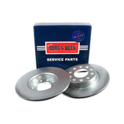 Borg & Beck 2 x Brake Discs fits Alfa Romeo Giulietta 2010-2020 1.4 1.6 1.8 2.0