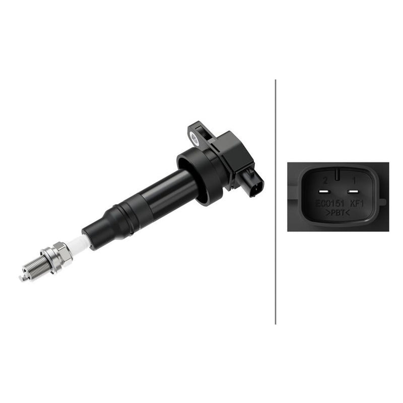 Hella Ignition Coil Pack fits Hyundai Accent IV 2010-2018 1.4 1.6