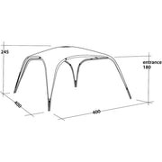 Outwell Summer Lounge XL 4 x 4 Event Shelter Gazeebo with UPF 50+ Outwell  - Dynamic Drive