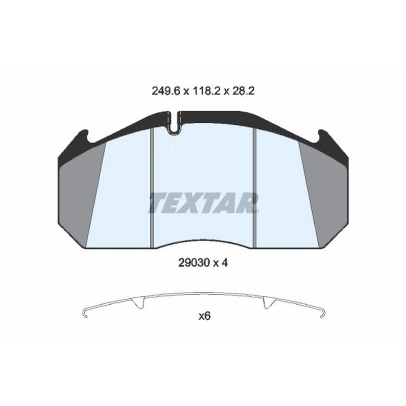 Textar Front Brake Pad Set 2903009