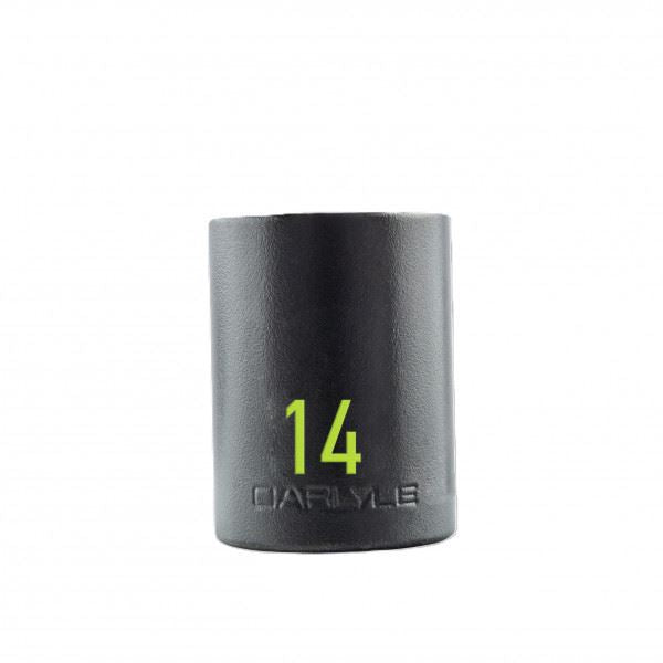 Carlyle Tools 1/2 Drive 14mm 6 Point Standard Imp Socket - image 1