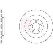 Apec 2 x Vented Rear Brake Discs SDK6991-x2
