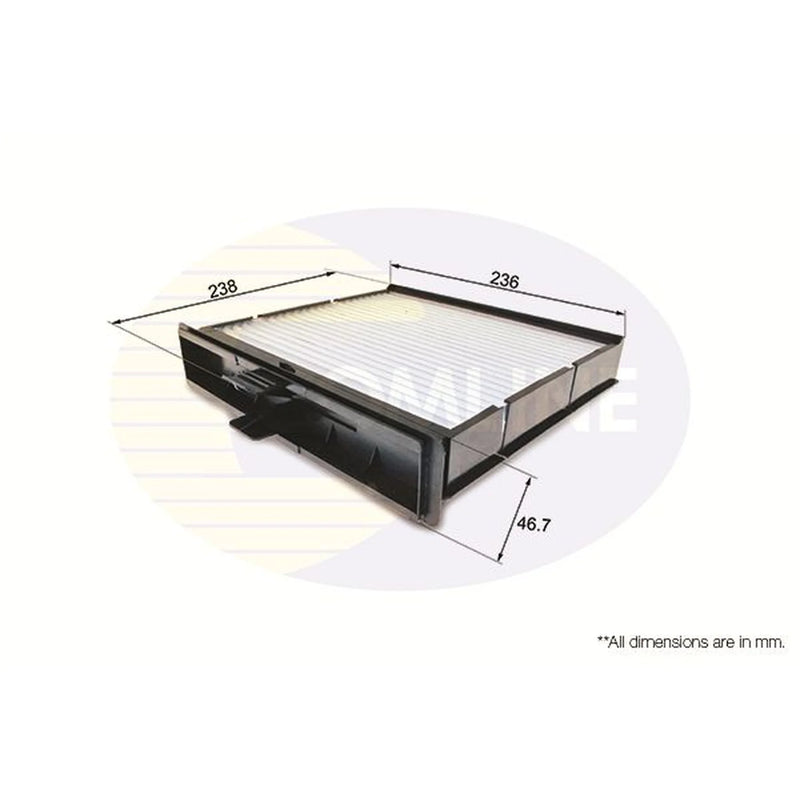 Comline Cabin Air Filter (Pollen Filter) fits Renault Grand Scénic II 2004-2009