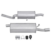 Hella End Silencer Rear fits Fiat Uno 1983-2006 1.1 1.3 1.4 1.5