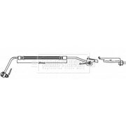 Borg & Beck Brake Hydraulic Hose Line Rear Left BBH8632