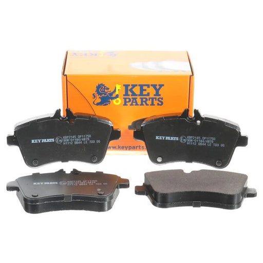 Key Parts 4 x Front Brake Pad Set fits Mercedes-Benz A-Class 2004-2012