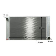 Mahle Engine Radiator fits BMW 5 2002-2010