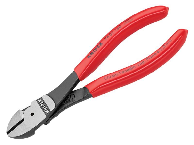 Knipex High Leverage Diagonal Cutters PVC Grip 250mm Knipex - Dynamic Drive