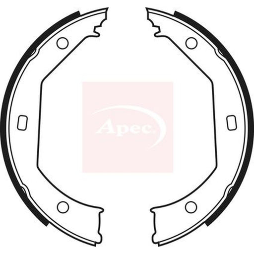 Apec Parking Brake Shoe Set fits Alpina D3 2005-2008 2.0