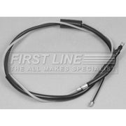 First Line Handbrake Cable Left Rear fits Renault Megane II 2003-2010