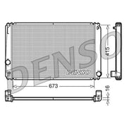 Denso Engine Radiator DRM50051