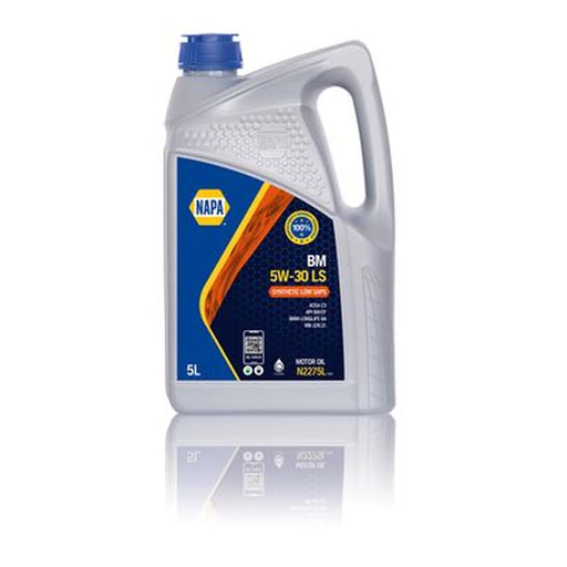 NAPA Engine Synthetic Oil 5L C3 CF 5W-30 fits Alfa Romeo GT 2003-2010 1.8