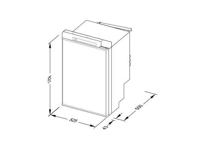 THETFORD N4090E+ FRIDGE FRAMED - 693570SP