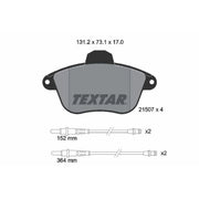 Textar Front Brake Pad Set 2150701