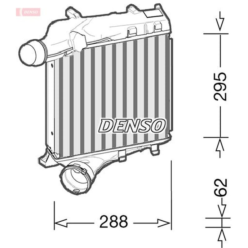 Denso Intercooler (Charge Air Cooler) fits Porsche Cayenne 2014-2018 3.6