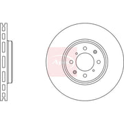 Apec 2 x Vented Front Brake Discs DSK2357-x2