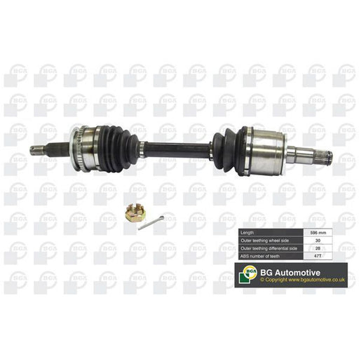BGA CV Drive Shaft Driveshaft Front Left fits Mitsubishi Triton 2005-2015 2.5