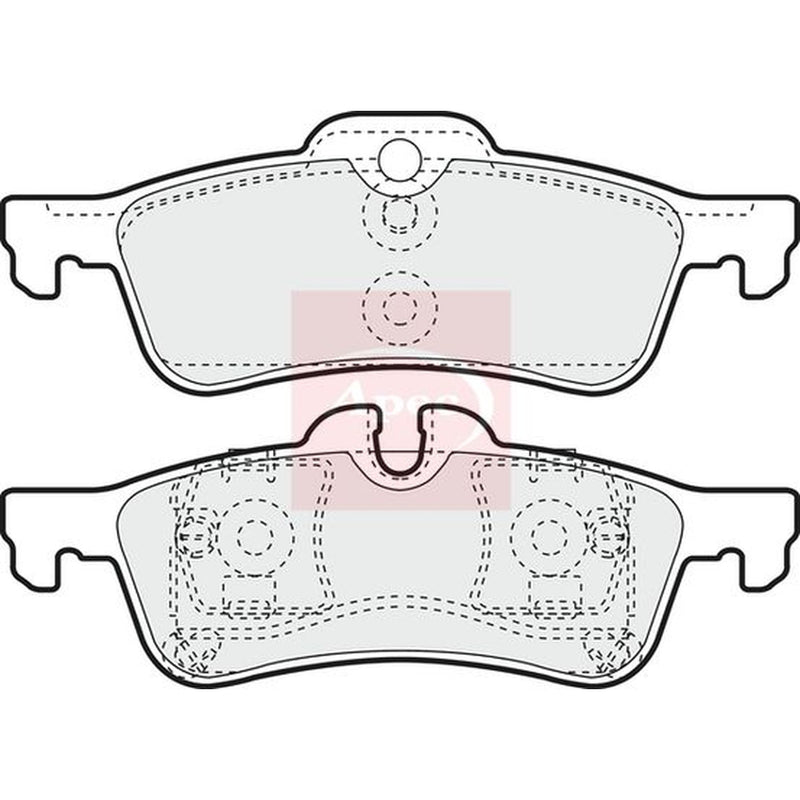 Apec Rear Brake Solid Discs & Pads fits Mini Mini 2001-2008