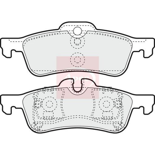 Apec Rear Brake Solid Discs & Pads fits Mini Mini 2001-2008