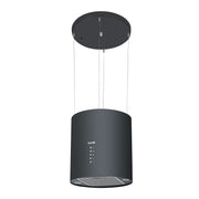 Baridi Round Island Cooker Hood 35cm - Black DH219 Baridi - Dynamic Drive