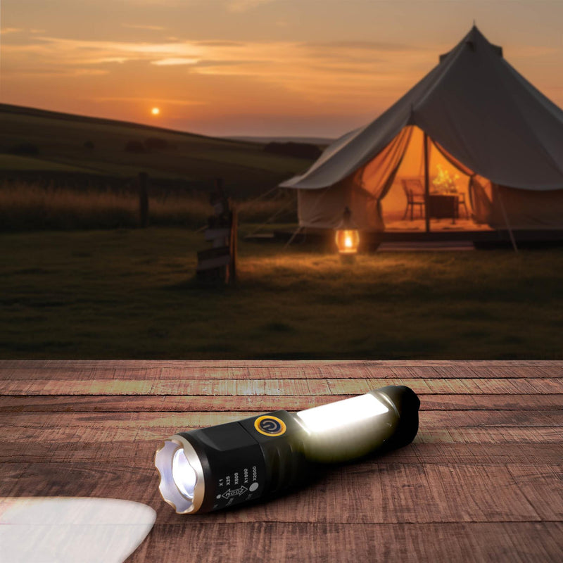 Lesiurewize Rechargeable Adjustable Beam LED Torch Leisurewize - Dynamic Drive