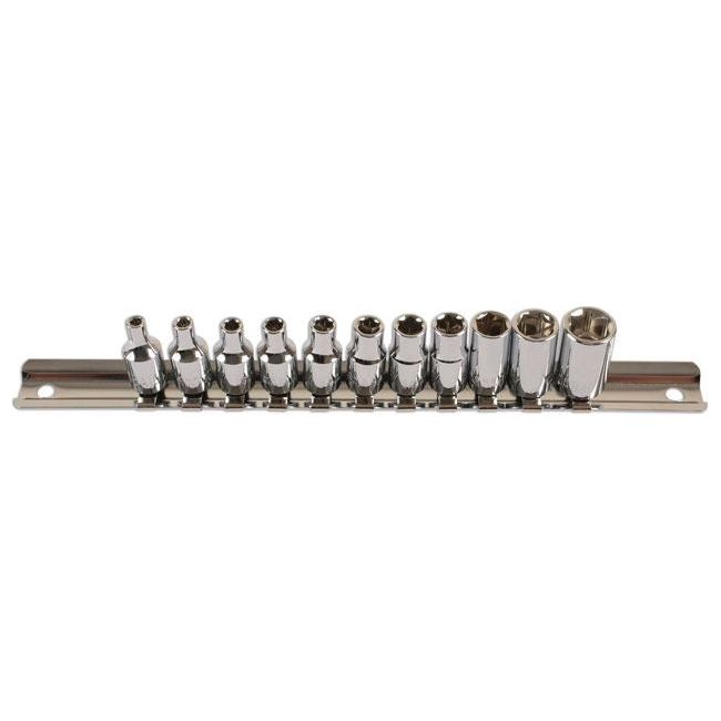 Laser BA Socket Set 1/4"D 11pc 3399 Laser - Dynamic Drive