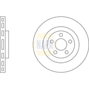 NAPA 2 x Vented Front Brake Discs NBD5669-x2
