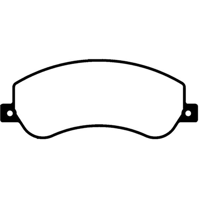 Abtex Front Brake Pad Set fits Ford Transit 2006-2014 2.2 2.3 2.4 3.2