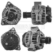 Borg & Beck Car Alternator 12V fits Saab 9-3 1998-2003 2.0 2.3