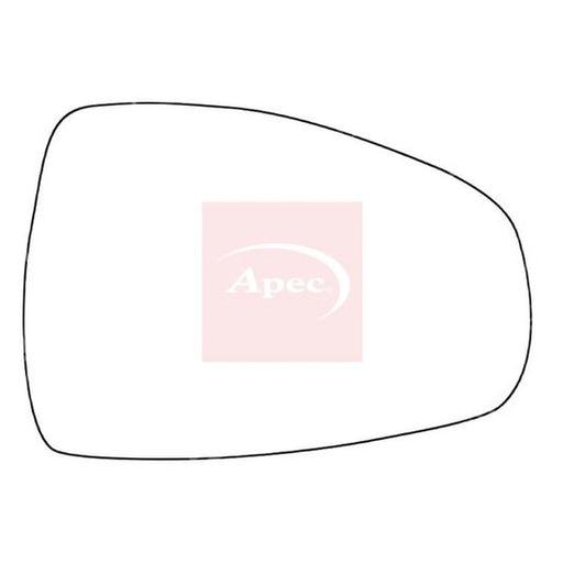 Apec Exterior Wing Mirror Glass Right AMS2665