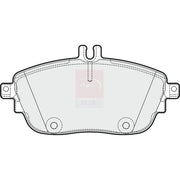 Apec Front Brake Pad Set fits Infiniti Q30 2015 on 1.5 1.6 2.0 2.2