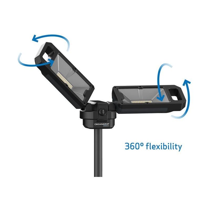Scangrip® TOWER 5 CONNECT Floodlight with DEWALT CONNECT 18V Bare Unit SCANGRIP® - Dynamic Drive