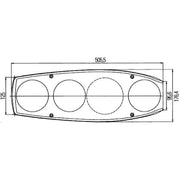Hella Tail Light / Lamp PY21W Right