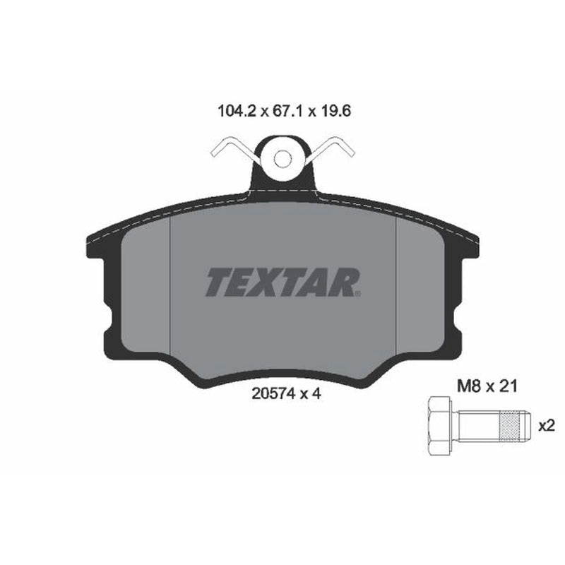 Textar Front Brake Pad Set 2057402