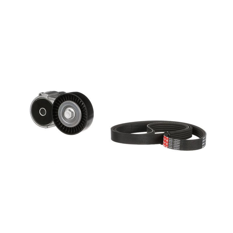 Gates V-Ribbed Belt Set fits Opel Astra G 1998-2005 1.4 1.6 1.8