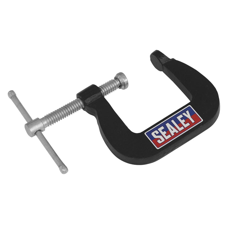 Sealey Junior C-Clamp Set 28mm x 28mm 8pc GCC05 Sealey - Dynamic Drive