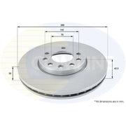 Comline Front & Rear Brake Discs & Pads fits Saab 9-5 1997-2009 2.0 2.2 2.3 3.0