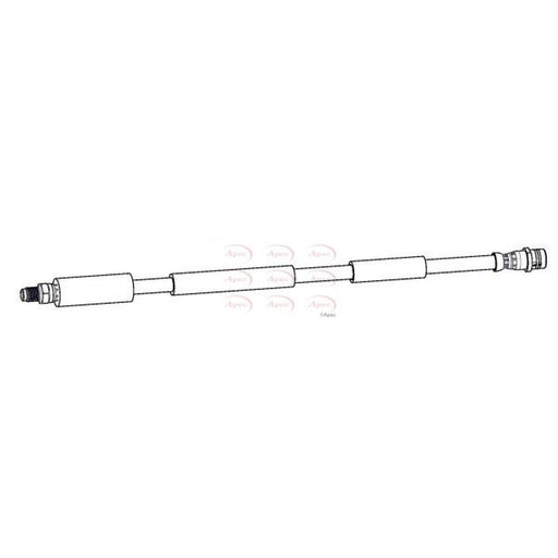 Apec Brake Hydraulic Hose Line Front fits Mercedes-Benz C-Class 2013-2020