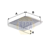 NAPA Cabin Air Filter (Pollen Filter) fits Mercedes-Benz Eqv 2020 on