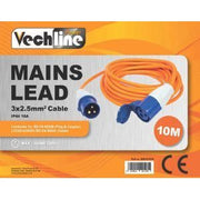 Vechline Mains Extension Lead 10M/Poly Bag QQ016161B Vechline - Dynamic Drive