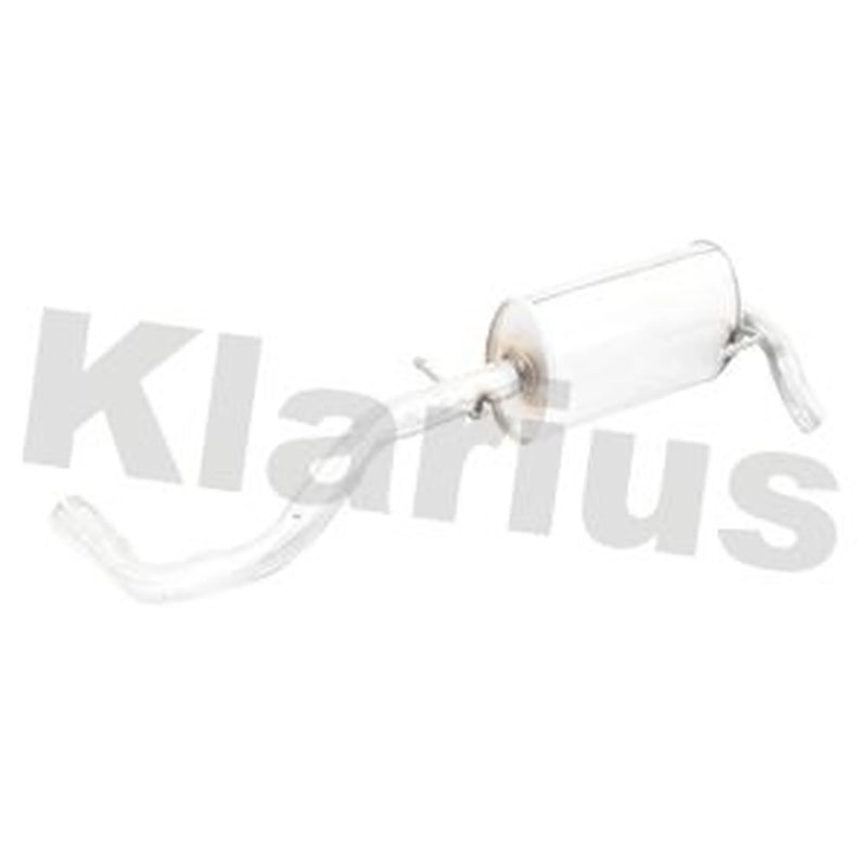 Klarius Box With Tail Pipe Rear fits Seat Arosa 1997-2004 1.4 1.7
