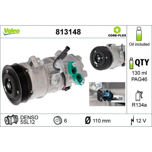 Valeo Air Conditioning Compressor 813148