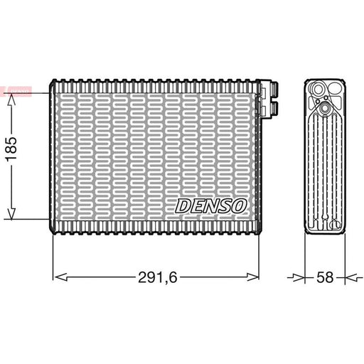 Denso Air Conditioning Evaporator fits Lancia Thesis 2003-2009 2.4