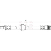 Apec Brake Hydraulic Hose Line Front HOS3667