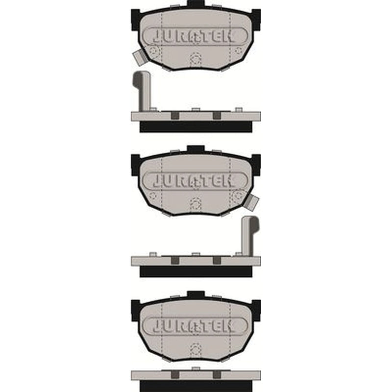 Juratek Front & Rear Brake Discs & Pads fits Hyundai Coupe II 2001-2009